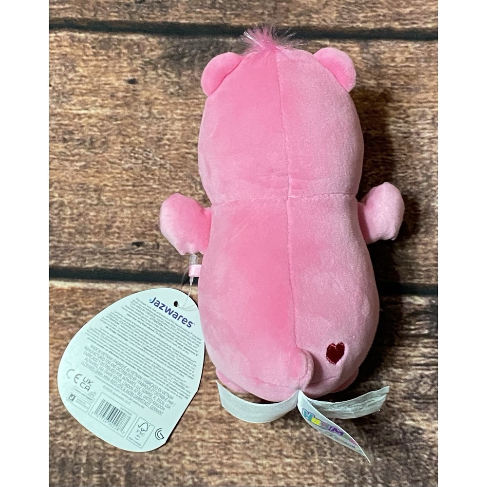 Squishmallows Hug Mees Care Bears "Cheer Bear" 6 inch Plush Toy New - Picture 4 of 16